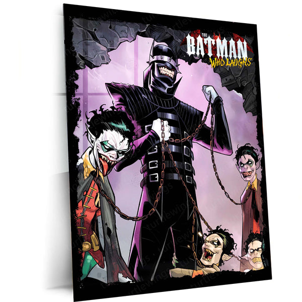 Batman Who Laughs – Dark Multiverse Metal Poster | DC Comics Villain Wall Frame