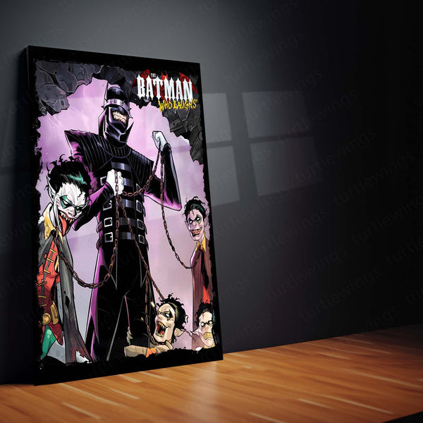 Batman Who Laughs – Dark Multiverse Metal Poster | DC Comics Villain Wall Frame