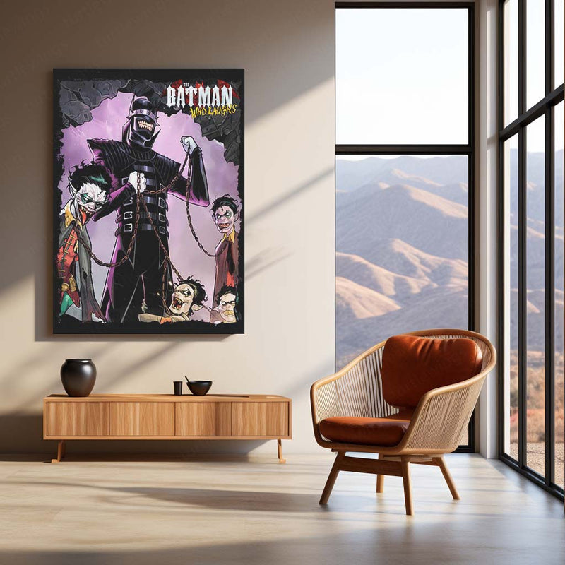 Batman Who Laughs – Dark Multiverse Metal Poster | DC Comics Villain Wall Frame