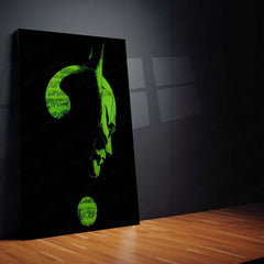 Batman x Riddler – Gotham Enigma Metal Poster | DC Comics Wall Frame
