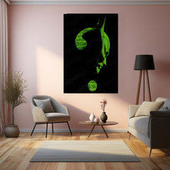 Batman x Riddler – Gotham Enigma Metal Poster | DC Comics Wall Frame