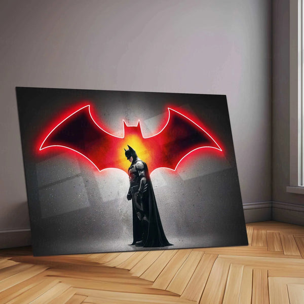 Batman Neon LED Metal Poster - TURTLEWINGS 