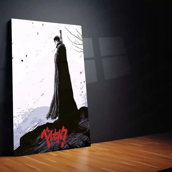 Anime Metal Poster | Berserk Rage Within | Dark Fantasy Anime Metal Frame Fury, Survival & Indomitable Will Wall Art 03 - TURTLEWINGS 