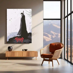 Anime Metal Poster | Berserk Rage Within | Dark Fantasy Anime Metal Frame Fury, Survival & Indomitable Will Wall Art 03 - TURTLEWINGS 