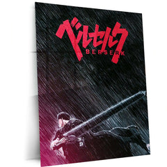 Anime Metal Poster | Berserk Rage Within | Dark Fantasy Anime Metal Frame Fury, Survival & Indomitable Will Wall Art 06 - TURTLEWINGS 