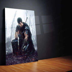 Berserk Metal Poster – Guts Dark Fantasy Anime Wall Art 3 - TURTLEWINGS 