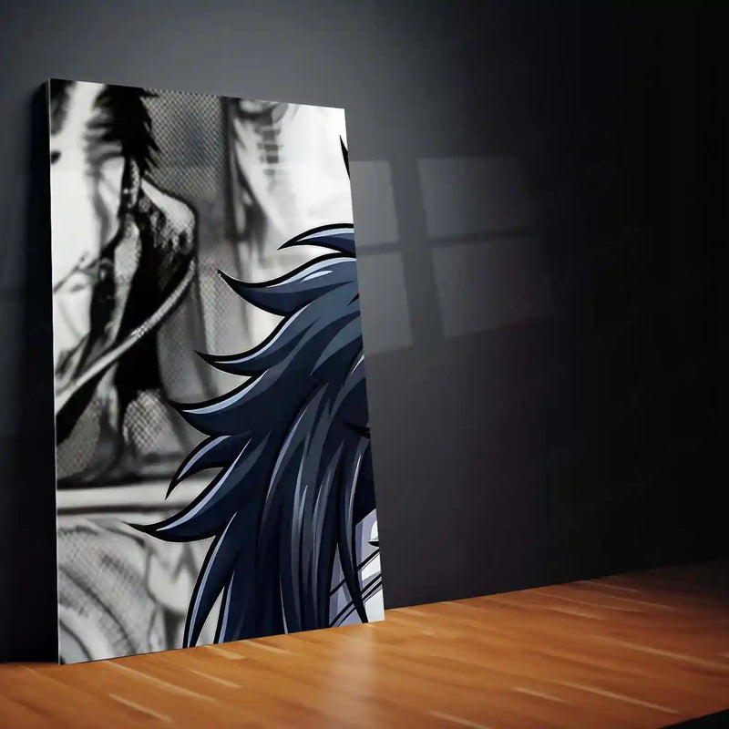 Anime Metal Poster Set of 9 | Qin Shi Huang | Record of Ragnarok Anime 9 Panel Wall Art | Blindfolded Emperor Manga Metal Print