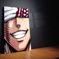 Anime Metal Poster Set of 9 | Qin Shi Huang | Record of Ragnarok Anime 9 Panel Wall Art | Blindfolded Emperor Manga Metal Print