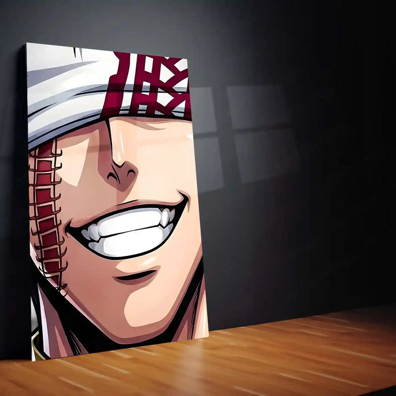 Anime Metal Poster Set of 9 | Qin Shi Huang | Record of Ragnarok Anime 9 Panel Wall Art | Blindfolded Emperor Manga Metal Print