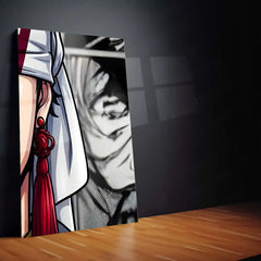 Anime Metal Poster Set of 9 | Qin Shi Huang | Record of Ragnarok Anime 9 Panel Wall Art | Blindfolded Emperor Manga Metal Print