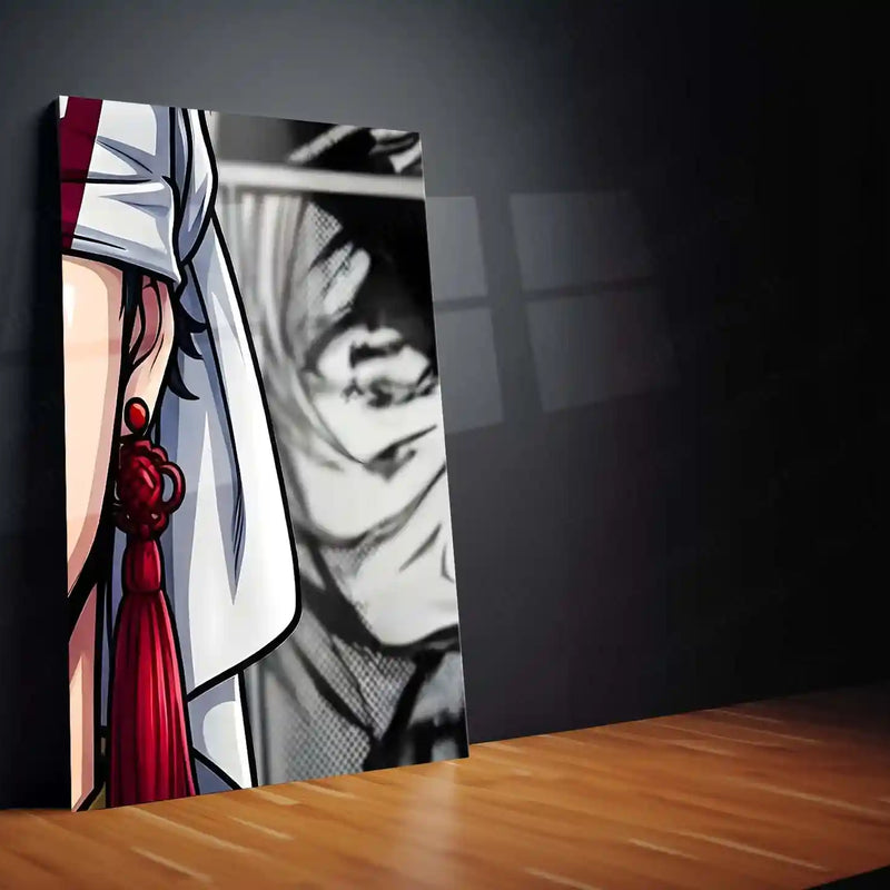 Anime Metal Poster Set of 9 | Qin Shi Huang | Record of Ragnarok Anime 9 Panel Wall Art | Blindfolded Emperor Manga Metal Print
