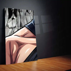 Anime Metal Poster Set of 9 | Qin Shi Huang | Record of Ragnarok Anime 9 Panel Wall Art | Blindfolded Emperor Manga Metal Print