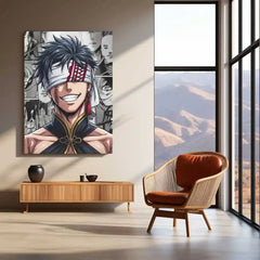Anime Metal Poster | Qin Shi Huang from the anime and manga series Record of Ragnarok Metal Print - TURTLEWINGS 