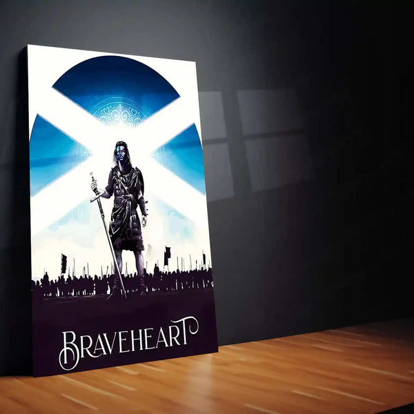 Movies & Series Metal Poster | Braveheart – The Spirit of Freedom | Warrior’s Valor Metal Frame Poster 01