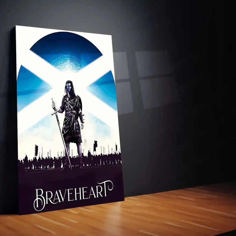 Movies & Series Metal Poster | Braveheart – The Spirit of Freedom | Warrior’s Valor Metal Frame Poster 01