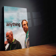 Breaking Bad Duo – “You Can Achieve Anything” Metal Poster | Walter White & Jesse Pinkman Motivational Wall Art