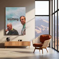 Breaking Bad Duo – “You Can Achieve Anything” Metal Poster | Walter White & Jesse Pinkman Motivational Wall Art