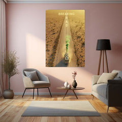 Breaking Bad – RV Road Trip Green Smoke Metal Poster | Heisenberg Wall Frame