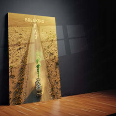Breaking Bad – RV Road Trip Green Smoke Metal Poster | Heisenberg Wall Frame