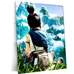 Kena: Bridge of Spirits – Guardian of the Forest | Spirit Guide Metal Frame Poster - TURTLEWINGS 