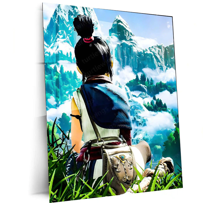 Kena: Bridge of Spirits – Guardian of the Forest | Spirit Guide Metal Frame Poster - TURTLEWINGS 