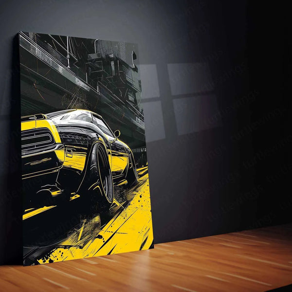 Car Art Metal Poster – Stylish Automotive Wall Art | Speed & Supercar Aesthetic Decor - TURTLEWINGS 