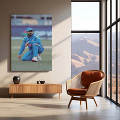 Cricket Metal Poster | Virat Kohli Metal Poster – Iconic Cricket Legend Wall Art - TURTLEWINGS 