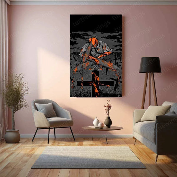 Chainsaw Man Poster – Action-Packed Anime Artwork - TURTLEWINGS 