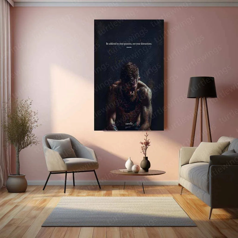 Conor McGregor Quote Metal Poster – Motivational MMA Wall Art | Fighter Mindset Decor 2 - TURTLEWINGS 