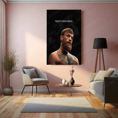 Conor McGregor Quote Metal Poster – Motivational MMA Wall Art | Fighter Mindset Decor 4 - TURTLEWINGS 