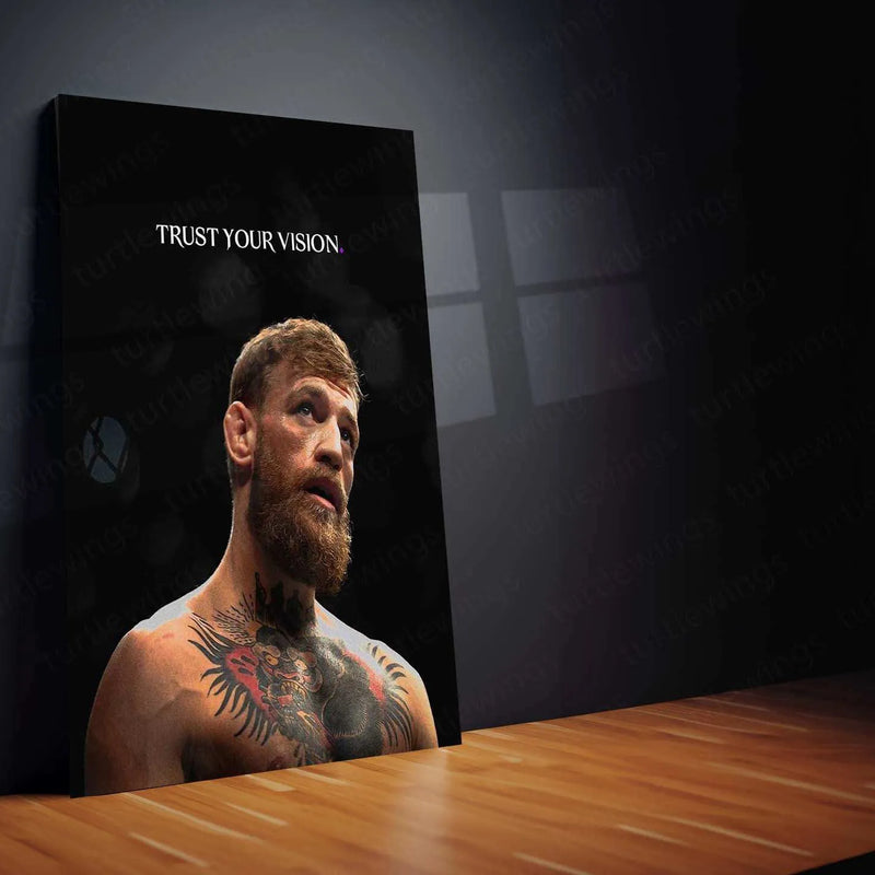 Conor McGregor Quote Metal Poster – Motivational MMA Wall Art | Fighter Mindset Decor 4 - TURTLEWINGS 
