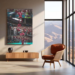 Cristiano Ronaldo FIFA World Cup 2026 Moments Metal Poster | Portugal No. 7 Legendary Collector Wall Art