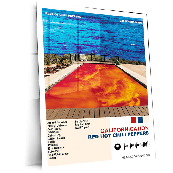 Red Hot Chili Peppers – Complete Album Collection | Set of 11 | Set of 8 | Set of 4 | Premium Metal Poster - TURTLEWINGS 