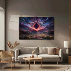 Celestial Vortex – The Eye of Creation | Cosmic Explosion Fantasy Metal Poster - TURTLEWINGS 