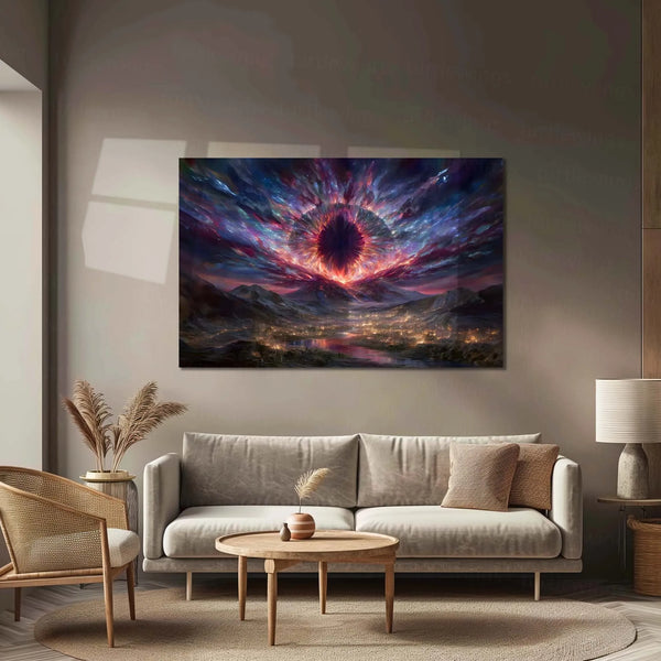 Celestial Vortex – The Eye of Creation | Cosmic Explosion Fantasy Metal Poster - TURTLEWINGS 