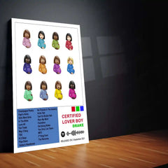 Drake Complete Collection | Set of 11 | Set of 8 | Set of 4 | Album Posters Metal Frames Global Hits. Moody Aesthetics. Hip-Hop Royalty on Your Walls. - TURTLEWINGS 