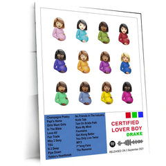 Drake Complete Collection | Set of 11 | Set of 8 | Set of 4 | Album Posters Metal Frames Global Hits. Moody Aesthetics. Hip-Hop Royalty on Your Walls. - TURTLEWINGS 