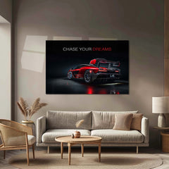 Chase Your Dreams – McLaren Senna Metal Poster | Hypercar Ambition Wall Art