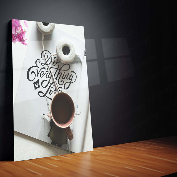 ☕ Coffee Art Metal Frame Poster | Aesthetic Wall Decor for Cafes & Coffee Lovers - TURTLEWINGS 
