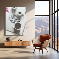☕ Coffee Art Metal Frame Poster | Aesthetic Wall Decor for Cafes & Coffee Lovers - TURTLEWINGS 