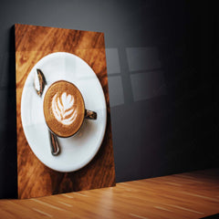 ☕ Coffee Art Metal Frame Poster | Aesthetic Wall Decor for Cafes & Coffee Lovers 01 - TURTLEWINGS 