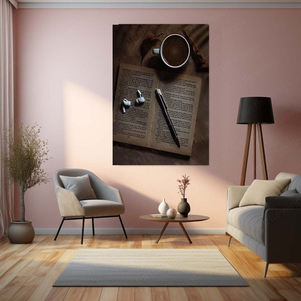 ☕ Coffee Art Metal Frame Poster | Aesthetic Wall Decor for Cafes & Coffee Lovers 03 - TURTLEWINGS 