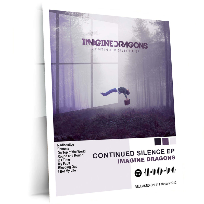 Imagine Dragons – Complete Album Collection | Set of 10 | Set of 8 | Set of 4 | Premium Metal Poster Set