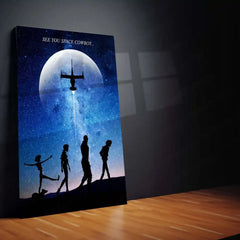 Anime Metal Poster | Cowboy Bebop – See You, Space Cowboy… | Iconic Anime Metal Frame Neo-Noir Space Odyssey Wall Art - TURTLEWINGS 