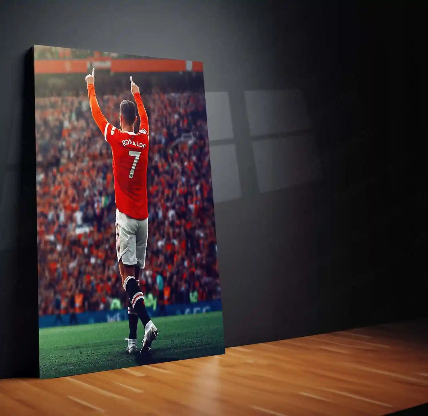 Cristiano Ronaldo Manchester United #7 – Metal Frame | Iconic