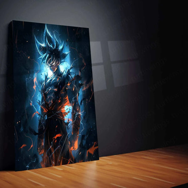 Goku Dragon Ball Art – Dark Sky Style Anime Poster - TURTLEWINGS 