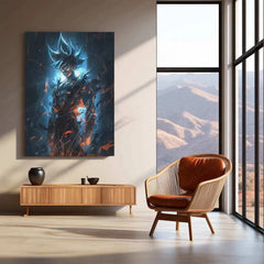 Goku Dragon Ball Art – Dark Sky Style Anime Poster - TURTLEWINGS 