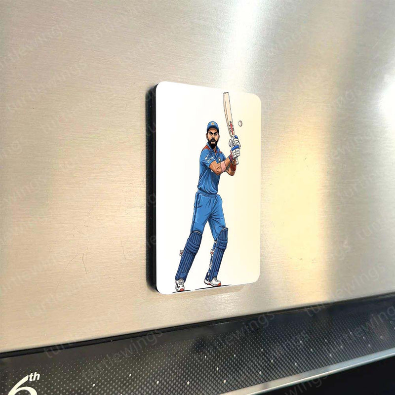 🏏 Virat Kohli – Set of 3 Fridge Magnets