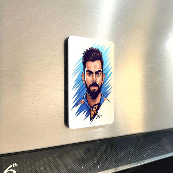 🏏 Virat Kohli – Set of 3 Fridge Magnets
