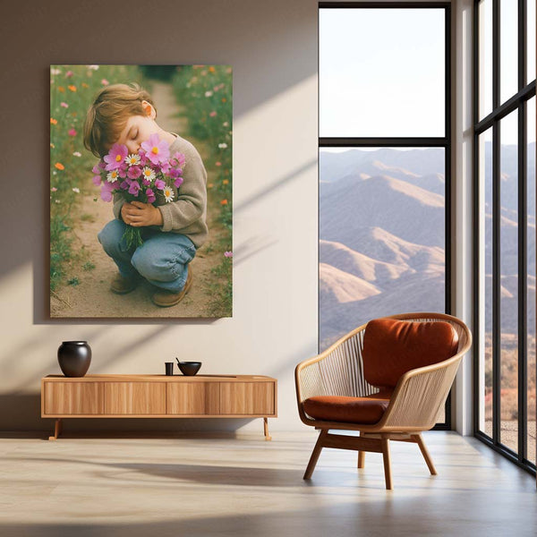 🎀 Cute Girl Art Metal Frame Poster | Aesthetic Wall Decor for Teen Rooms & Art Lovers - TURTLEWINGS 